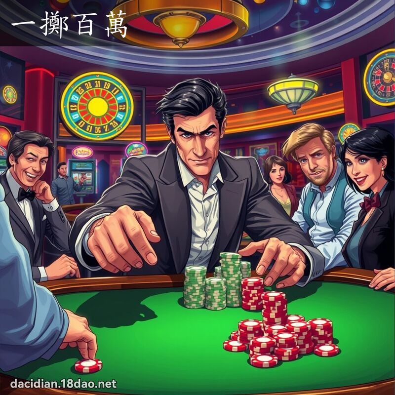 一擲百萬 - 國語大辭典配圖