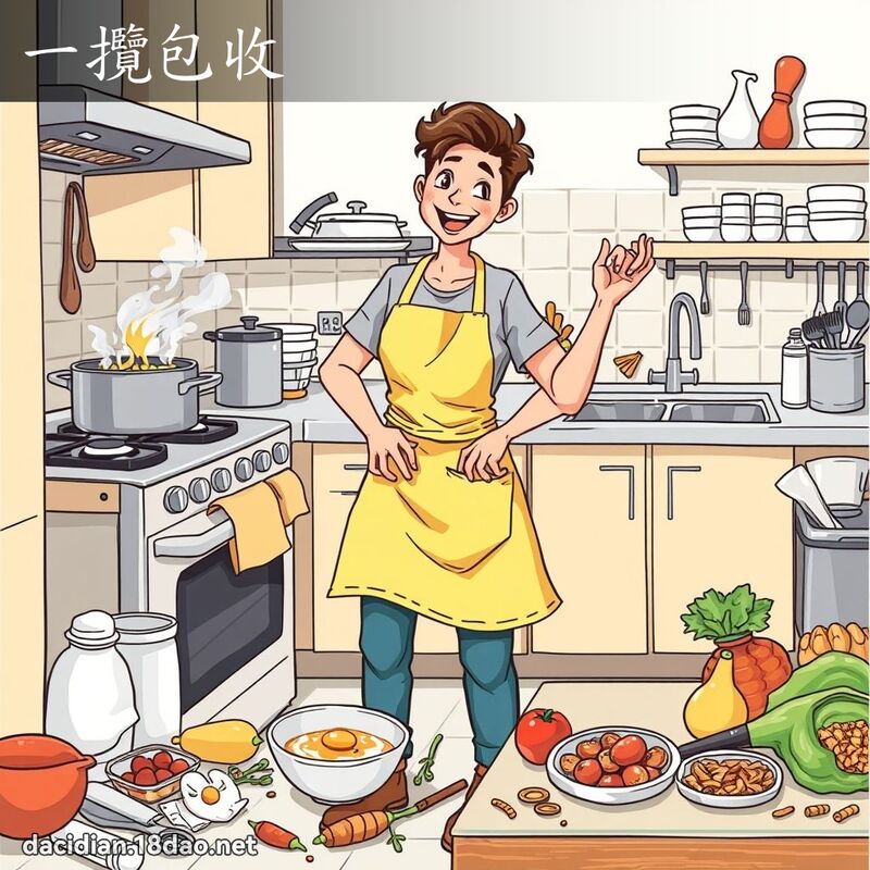 一攬包收 - 國語大辭典配圖