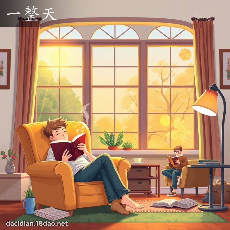 一整天 - 國語大辭典配圖