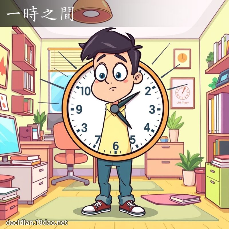 一時之間 - 國語大辭典配圖