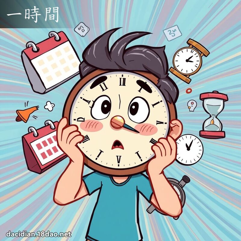 一時間 - 國語大辭典配圖