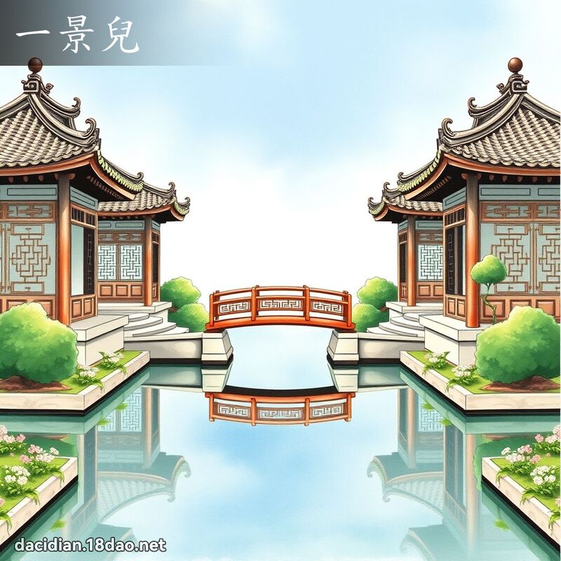 一景兒 - 國語大辭典配圖