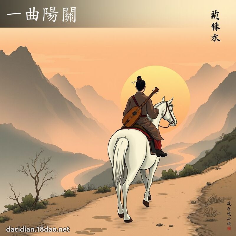 一曲陽關 - 國語大辭典配圖
