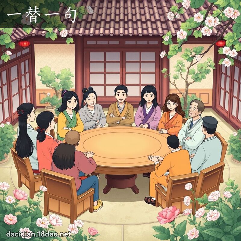一替一句 - 國語大辭典配圖