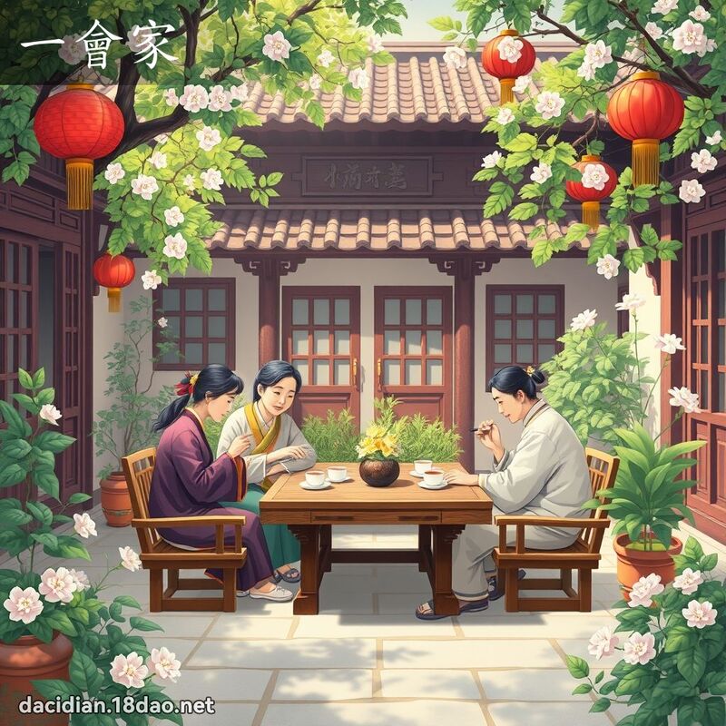 一會家 - 國語大辭典配圖