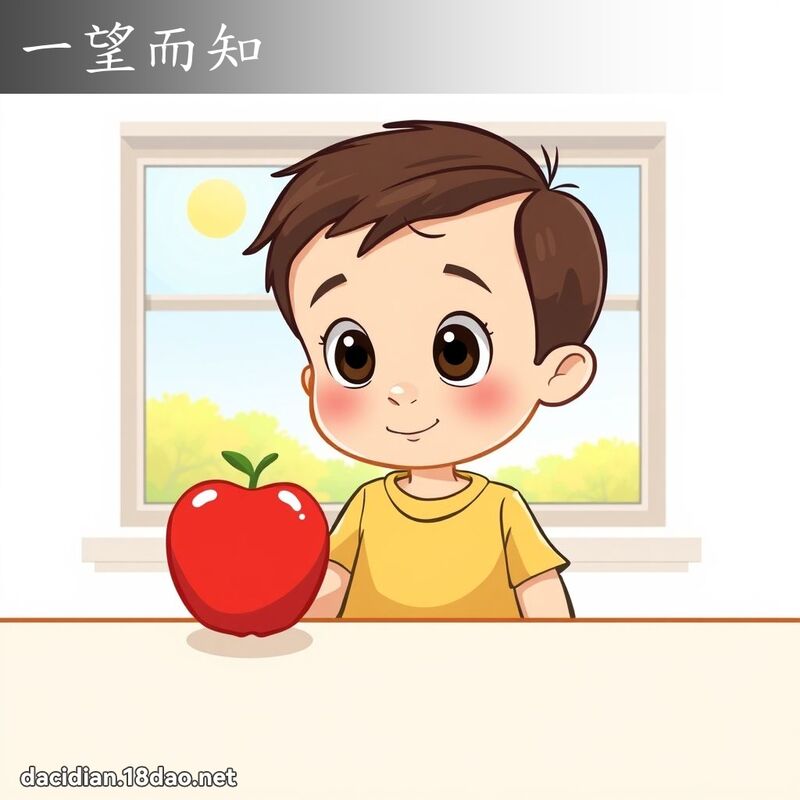 一望而知 - 國語大辭典配圖