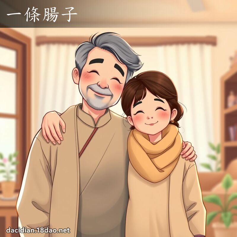 一條腸子 - 國語大辭典配圖