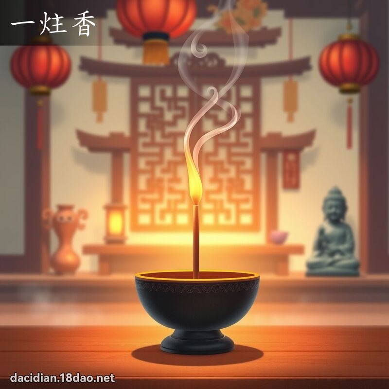 一炷香 - 国语大辞典配图
