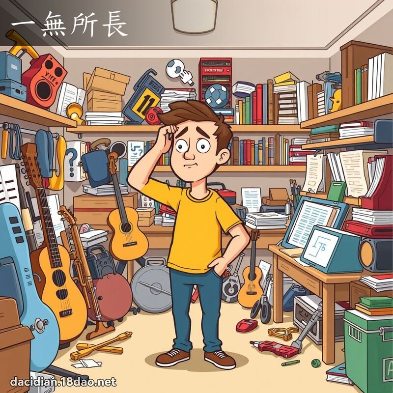 一无所长 - 国语大辞典配图