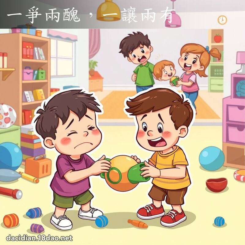 一爭兩醜,一讓兩有 - 國語大辭典配圖