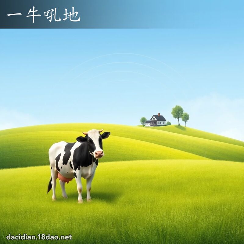 一牛吼地 - 國語大辭典配圖