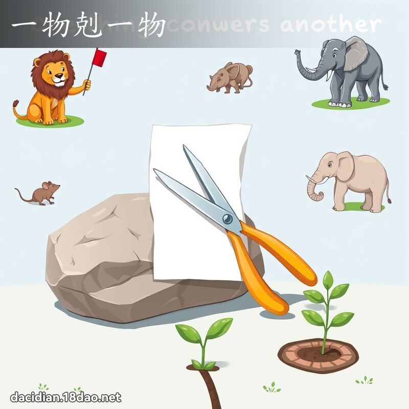 一物剋一物 - 國語大辭典配圖