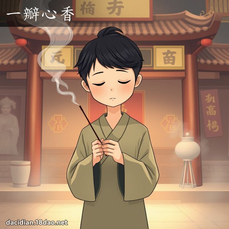 一瓣心香 - 國語大辭典配圖
