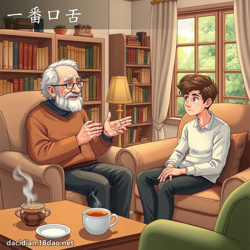 一番口舌 - 國語大辭典配圖