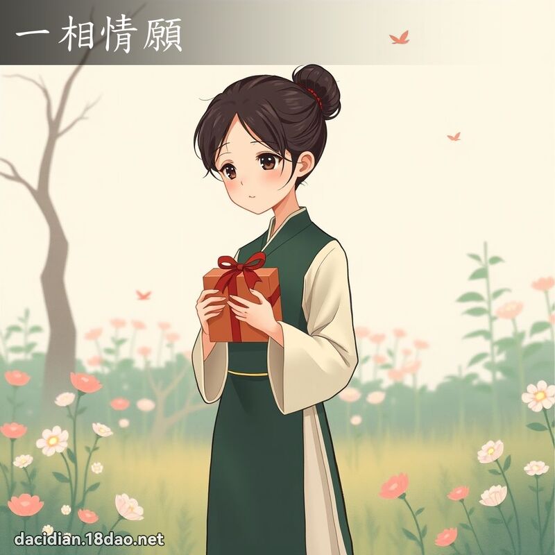 一相情願 - 國語大辭典配圖