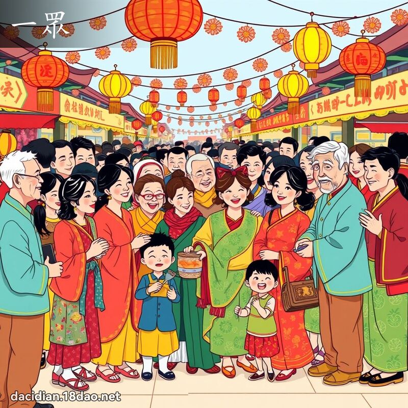 一眾 - 國語大辭典配圖