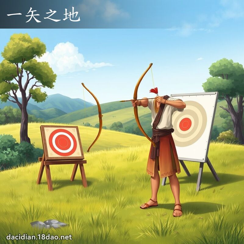一矢之地 - 國語大辭典配圖