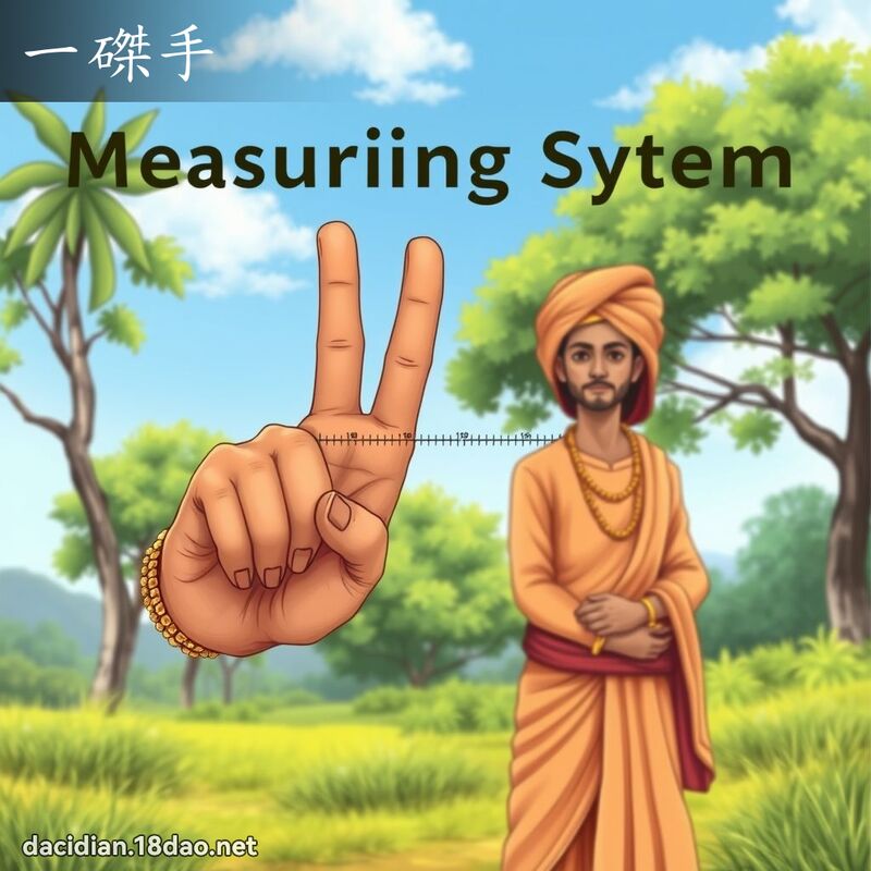 一磔手 - 國語大辭典配圖