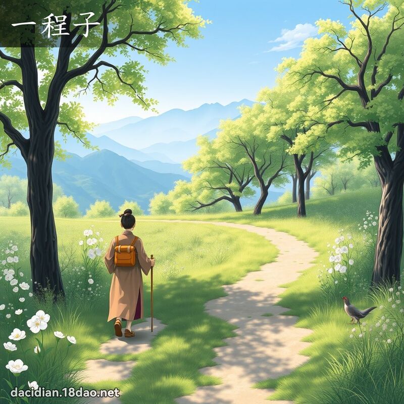一程子 - 國語大辭典配圖