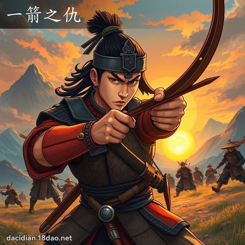 一箭之仇 - 國語大辭典配圖