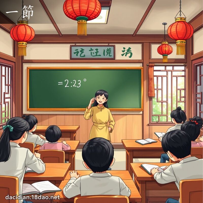 一節 - 國語大辭典配圖