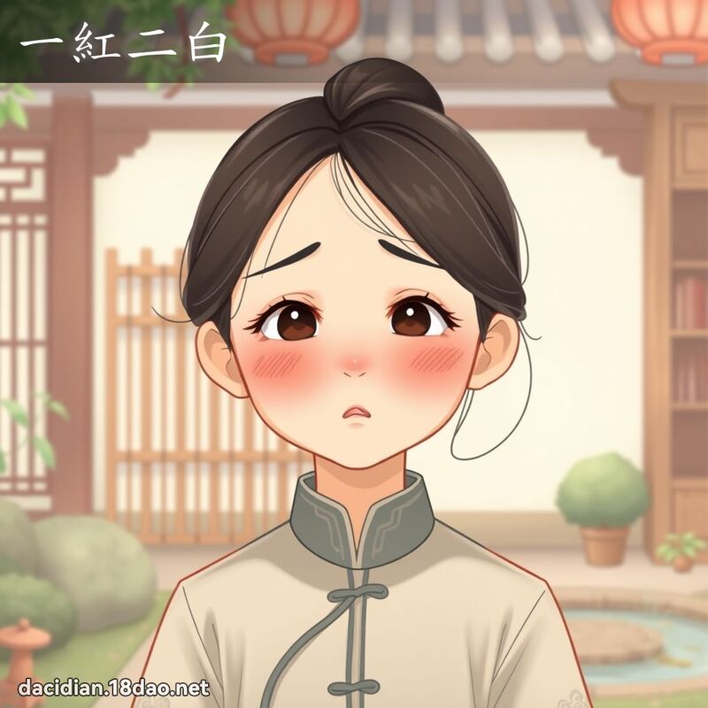 一紅二白 - 國語大辭典配圖