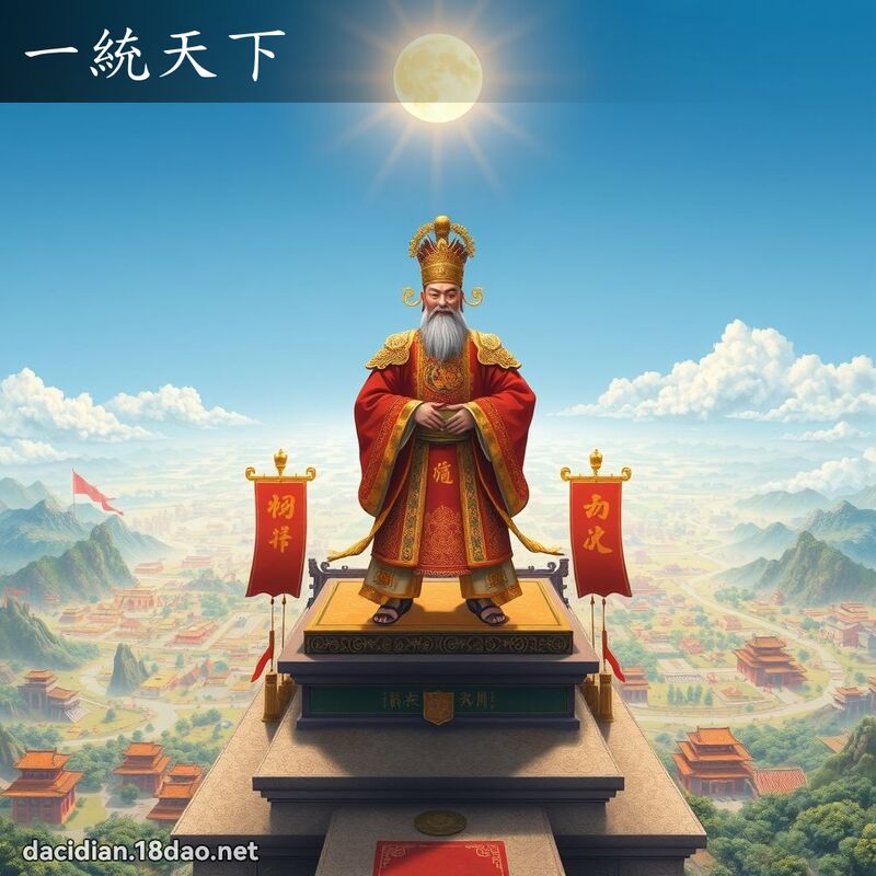 一統天下 - 國語大辭典配圖