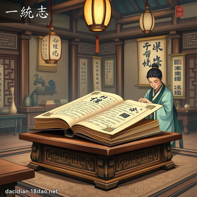 一統志 - 國語大辭典配圖