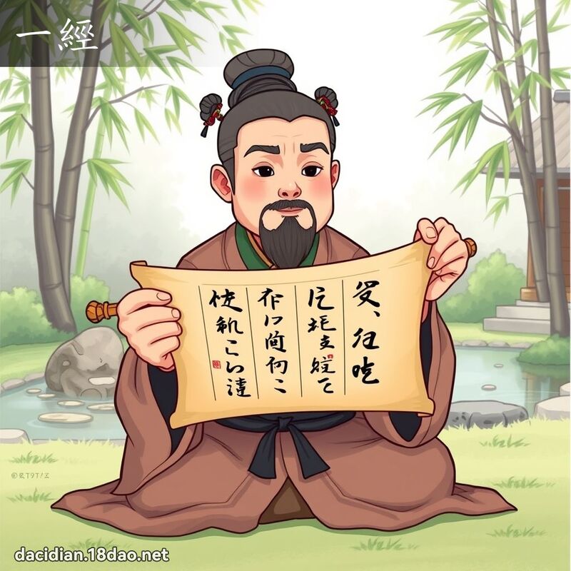 一經 - 國語大辭典配圖