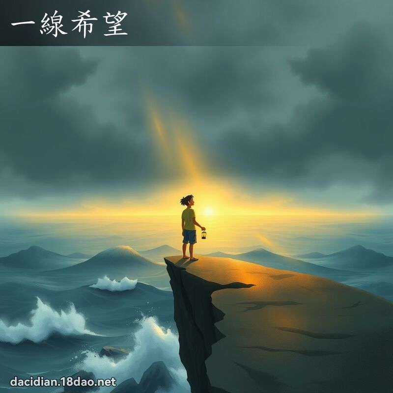 一線希望 - 國語大辭典配圖