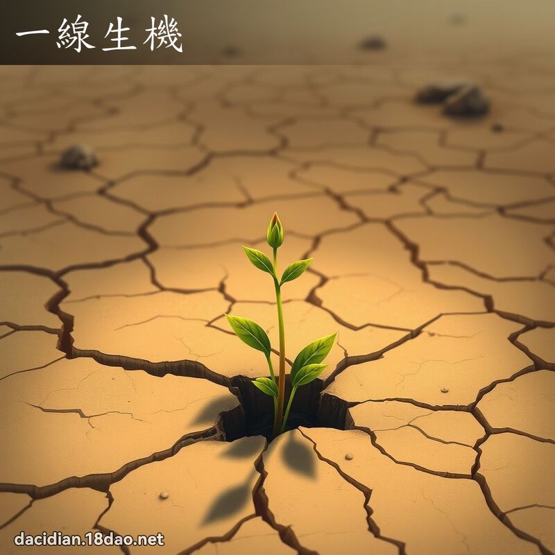 一線生機 - 國語大辭典配圖