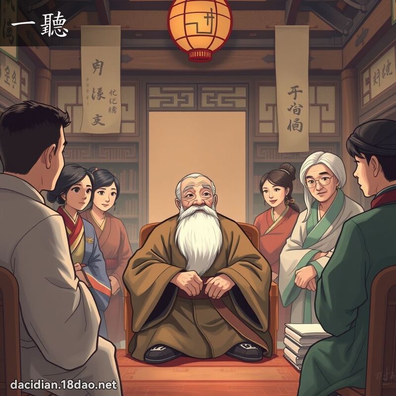 一聽 - 國語大辭典配圖