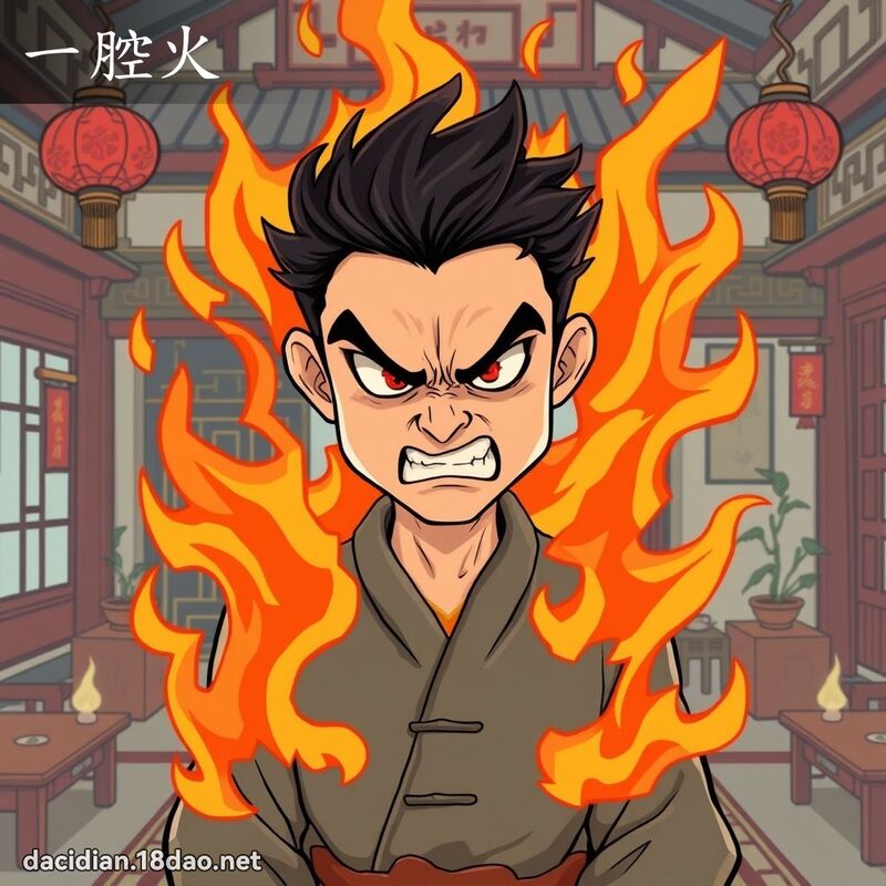 一腔火 - 國語大辭典配圖