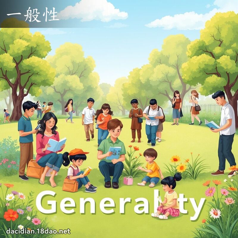 一般性 - 国语大辞典配图