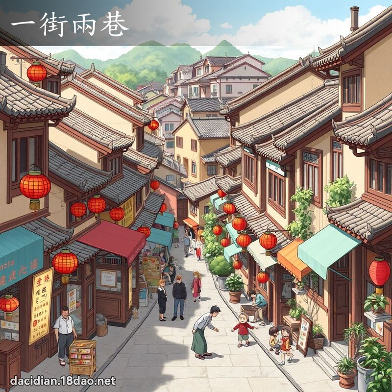 一街两巷 - 国语大辞典配图