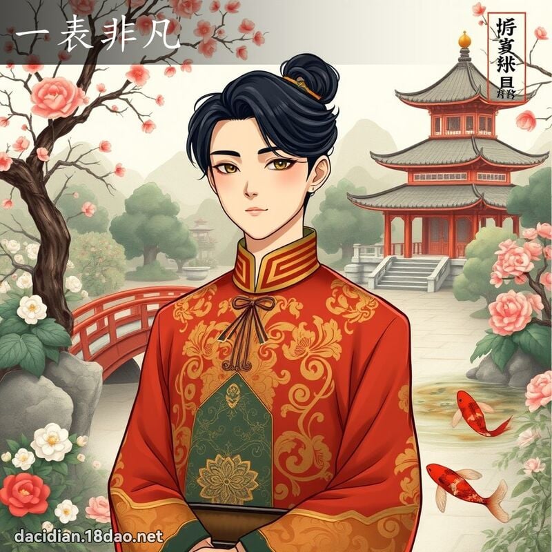 一表非凡 - 國語大辭典配圖