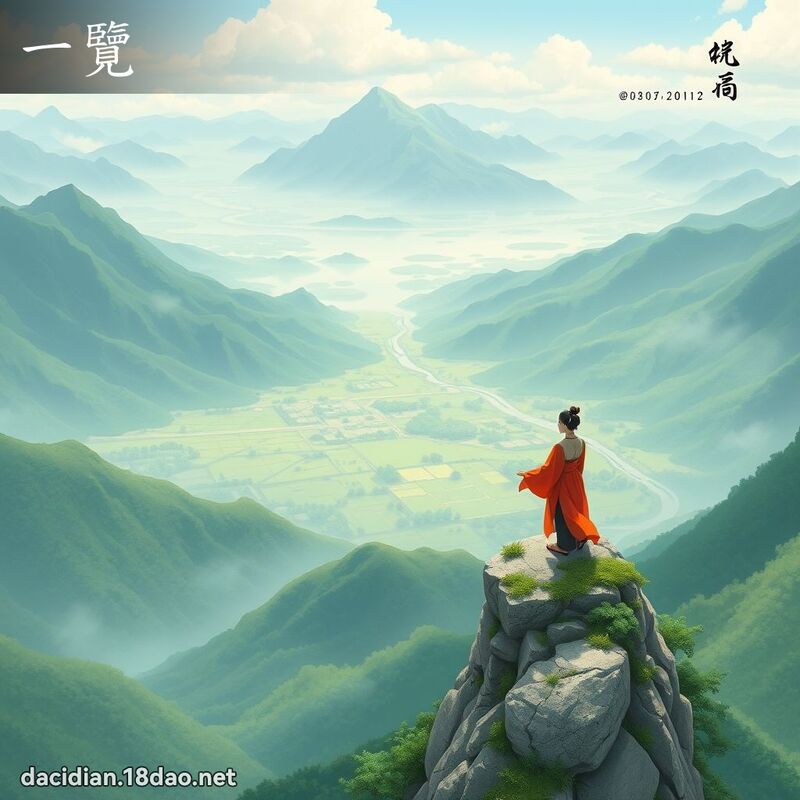 一览 - 国语大辞典配图