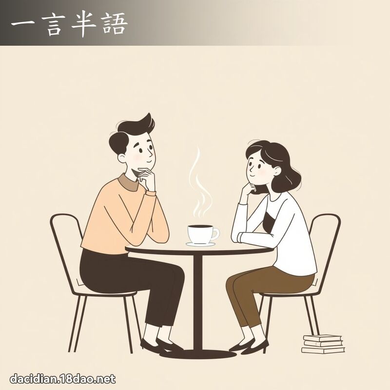 一言半語 - 國語大辭典配圖