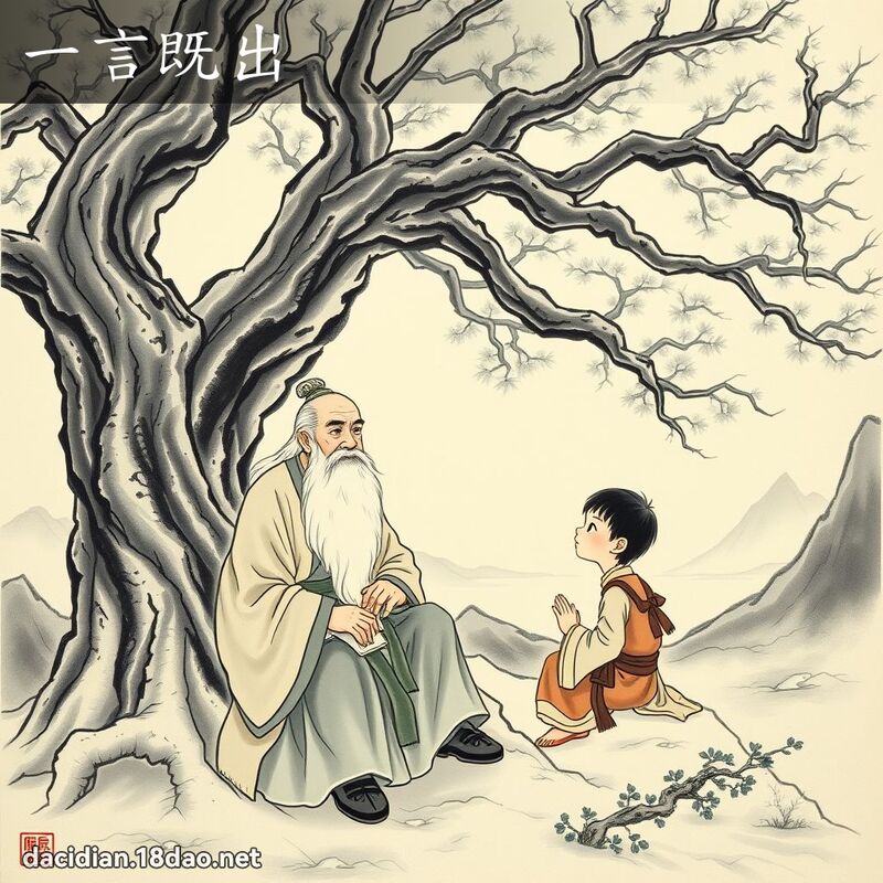 一言既出 - 國語大辭典配圖
