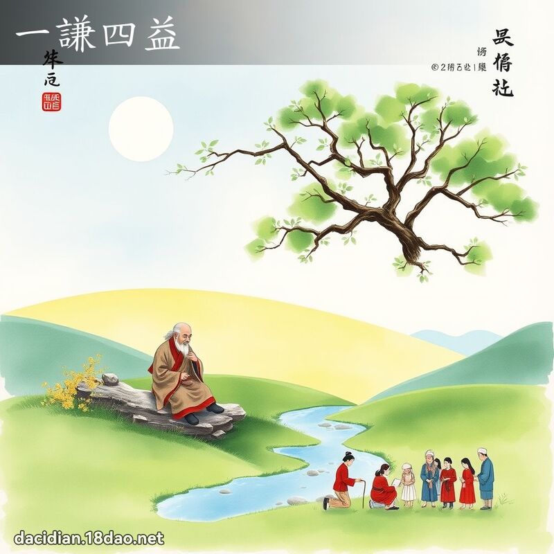 一謙四益 - 國語大辭典配圖