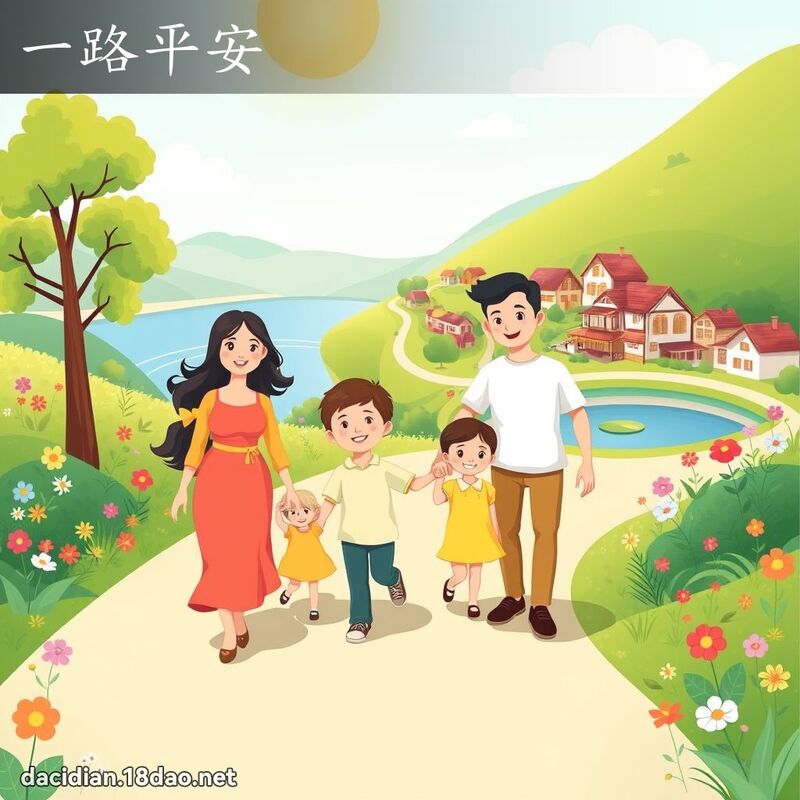 一路平安 - 國語大辭典配圖