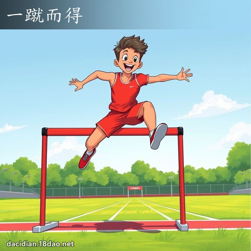 一蹴而得 - 國語大辭典配圖
