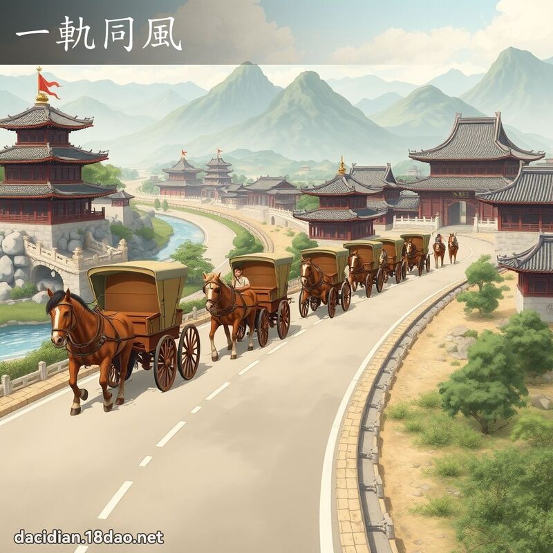 一軌同風 - 國語大辭典配圖