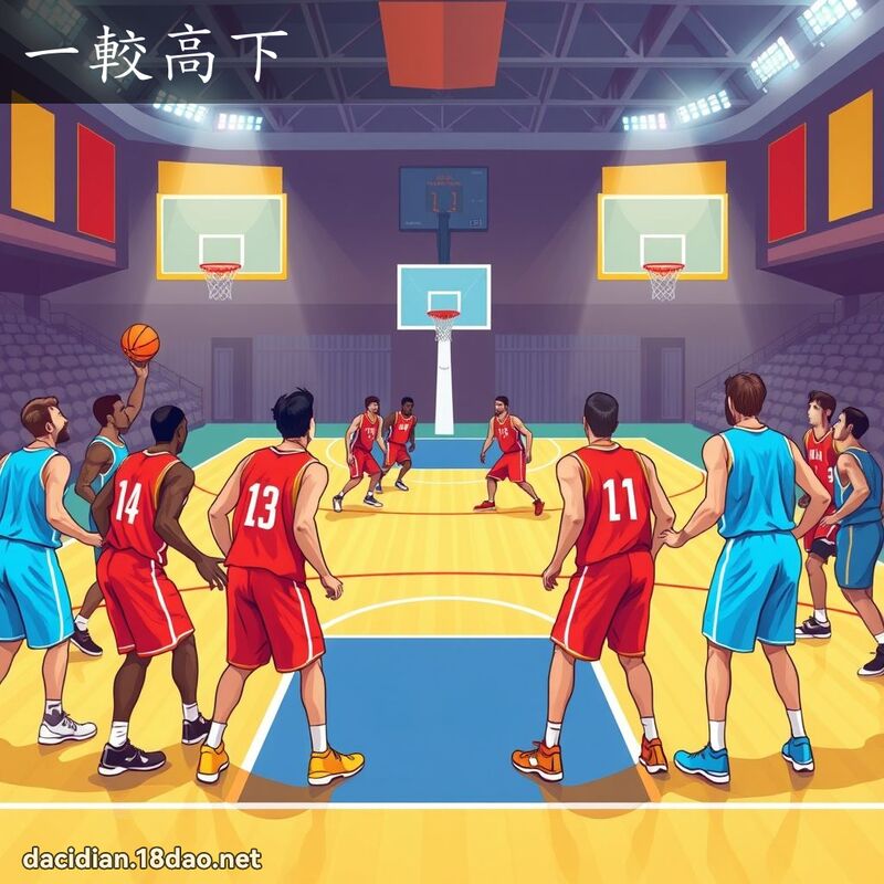 一较高下 - 国语大辞典配图