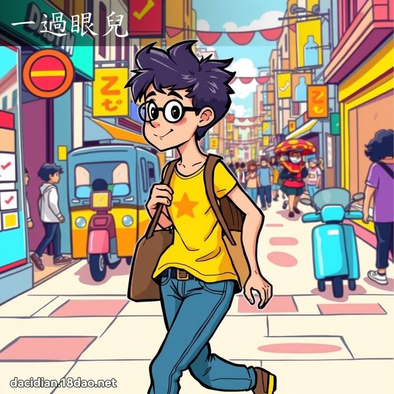 一過眼兒 - 國語大辭典配圖
