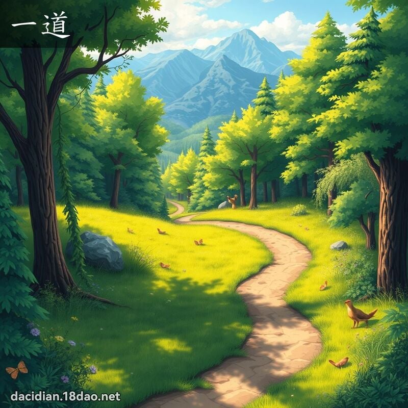 一道 - 国语大辞典配图