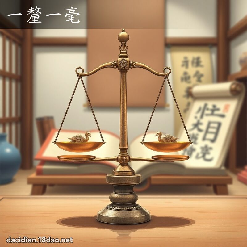 一釐一毫 - 國語大辭典配圖