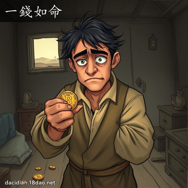一錢如命 - 國語大辭典配圖
