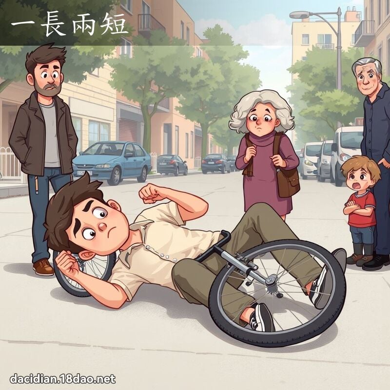一长两短 - 国语大辞典配图
