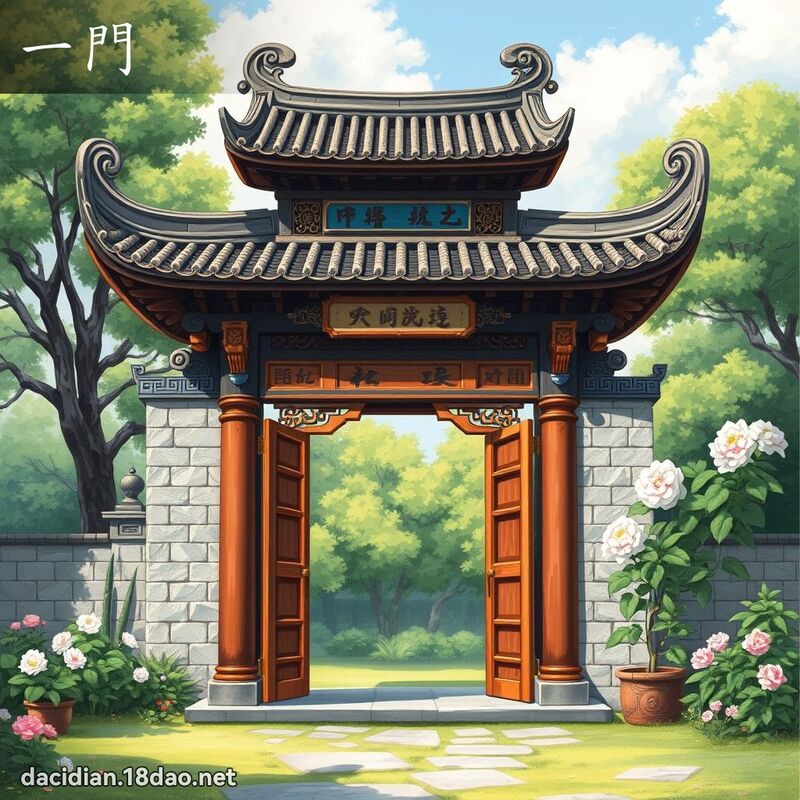 一門 - 國語大辭典配圖